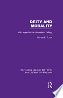 Deity and morality with regard to the naturalistic fallacy /