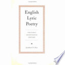 English lyric poetry the early seventeenth century /