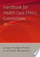Handbook for health care ethics committees /