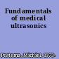 Fundamentals of medical ultrasonics