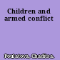 Children and armed conflict