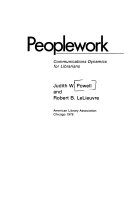 Peoplework, communications dynamics for librarians /