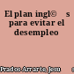 El plan ingl©♭s para evitar el desempleo