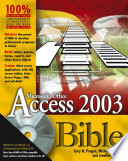 Access 2003 bible