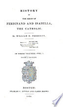 History of the reign of Ferdinand and Isabella /