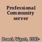 Professional Community server