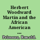 Herbert Woodward Martin and the African American tradition in poetry