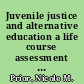 Juvenile justice and alternative education a life course assessment of best practices /