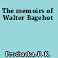 The memoirs of Walter Bagehot