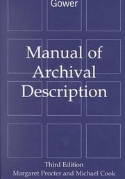 Manual of archival description /