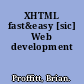 XHTML fast&easy [sic] Web development