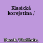 Klasická korejstina /