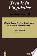 Hittite etymological dictionaryn.