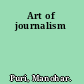 Art of journalism