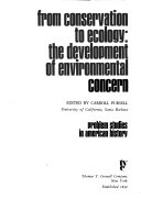 From conservation to ecology: the development of environmental concern,