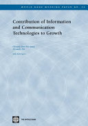 Contribution of information and communication technologies to growth