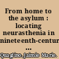 From home to the asylum : locating neurasthenia in nineteenth-century women /