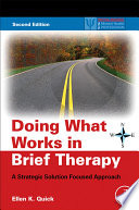 Doing what works in brief therapy a strategic solution focused approach /