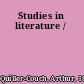 Studies in literature /