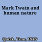 Mark Twain and human nature