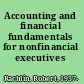 Accounting and financial fundamentals for nonfinancial executives /