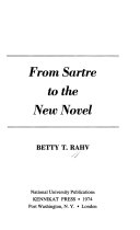 From Sartre to the new novel /