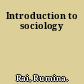 Introduction to sociology