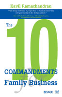 The 10 commandments for family business /