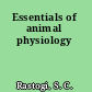 Essentials of animal physiology
