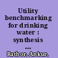 Utility benchmarking for drinking water : synthesis report /