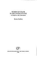 Women of color in the United States : a guide to the literature /