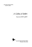 A gallery of spiders : poems /