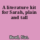 A literature kit for Sarah, plain and tall