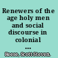 Renewers of the age holy men and social discourse in colonial Benaadir /