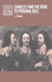 Charles I and the road to personal rule /