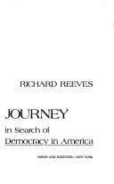 American journey : traveling with Tocqueville in search of democracy in America /