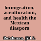 Immigration, acculturation, and health the Mexican diaspora /