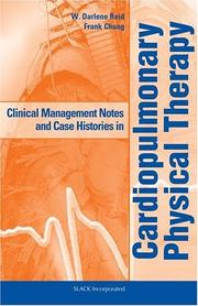 Clinical management notes and case histories in cardiopulmonary physical therapy /