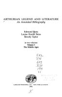 Arthurian legend and literature : an annotated bibliography /