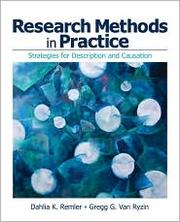 Research methods in practice : strategies for description and causation /
