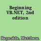 Beginning VB.NET, 2nd edition