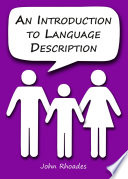 An introduction to language description /
