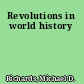 Revolutions in world history