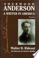 Sherwood Anderson a writer in America.