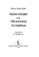 Duino elegies and the sonnets to Orpheus /