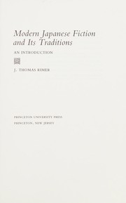 Modern Japanese fiction and its traditions : an introduction /