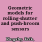 Geometric models for rolling-shutter and push-broom sensors /