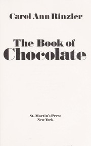 The book of chocolate /