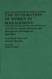 The integration of women in management : a guide for human resources and management development specialists /
