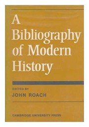 A bibliography of modern history;